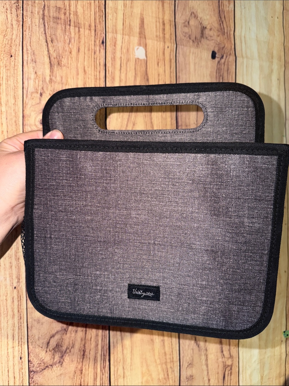 Thirty-one Double Duty Caddy Like New Charcoal Crosshatch